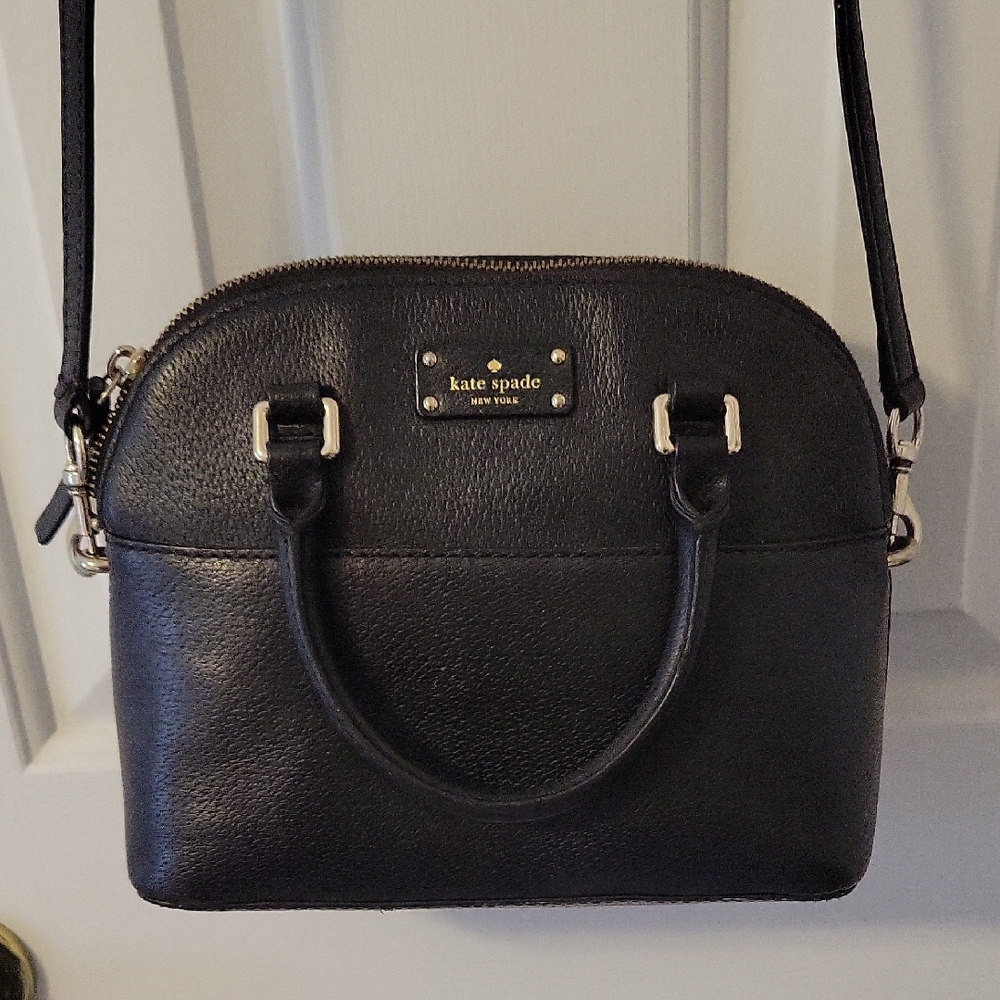 Kate Spade Black Leather Crossbody Bag